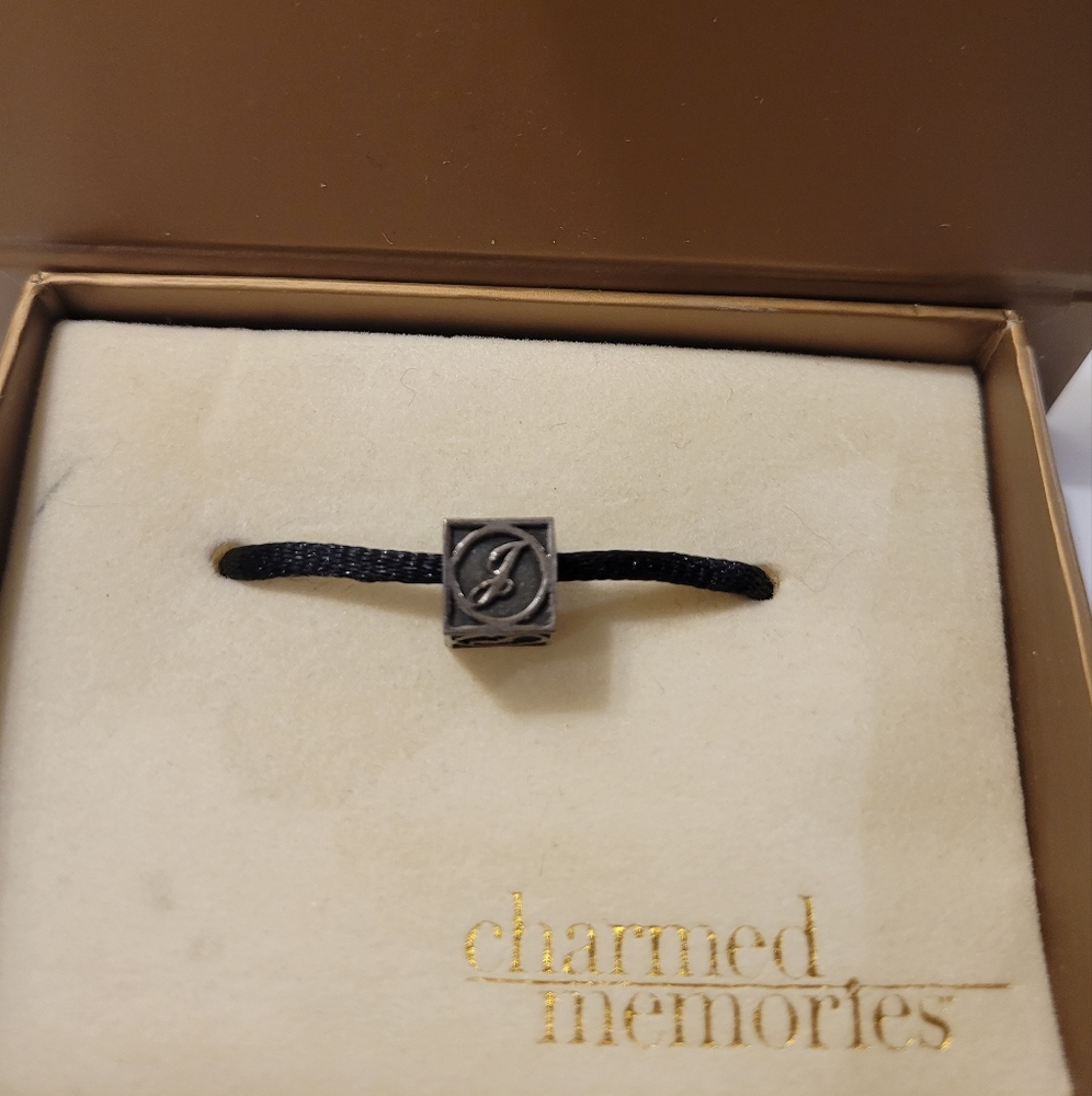 "J" Charmed Memories Charm